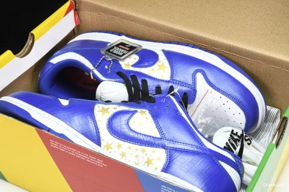SB DH3228-100 Royal Low Hyper Nike Dunk Supreme Stars  0806